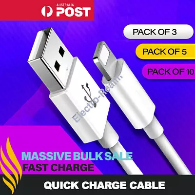 $42.95 • Buy Fast Charger Cable Cord USB Charging Cable Quick Charge Lead 1M 2M 3M For IPhone