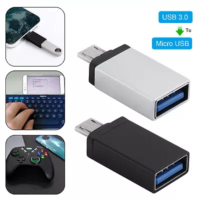 1-10X Micro USB 3.0 Male Host To USB Female OTG Adapter Converter Android Tablet • $7.85