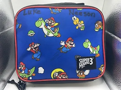 Super Mario Brothers 3 Yoshi Insulated Lunch Box Bag Licensed Nintendo Bioworld • $6.99