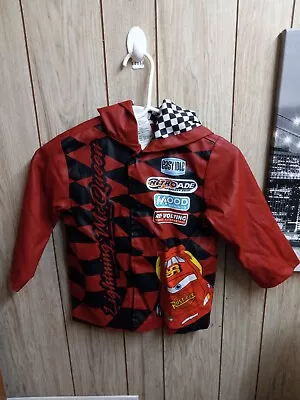 The Disney Store Western Chief Boys' Lightning McQueen Rain Coat Size 2/3 Xxs  • $7.50