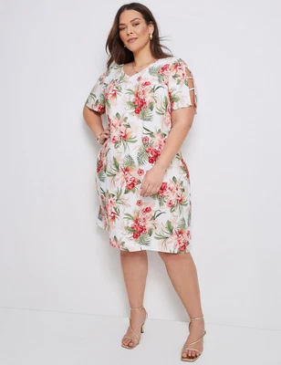 $25.26 • Buy Autograph Woven Cold Shoulder Shift Dress Womens Plus Size Clothing  Dresses