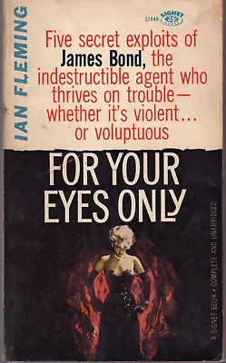 Ian Fleming - For Your Eyes Only - Rare 1st Pb 1961 Unread • $34.99