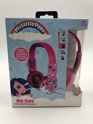  My Little Pony PINK Headphones Kid Safe Volume Limiting Ages 3-9 • $4.99