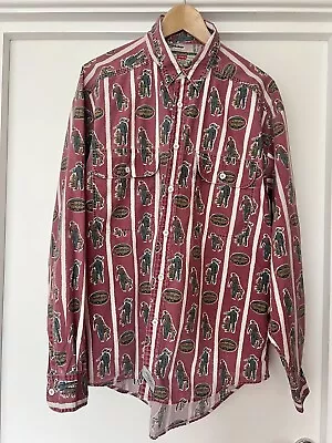 Vintage Levi’s Cowboy Print Shirt Large Size • £15