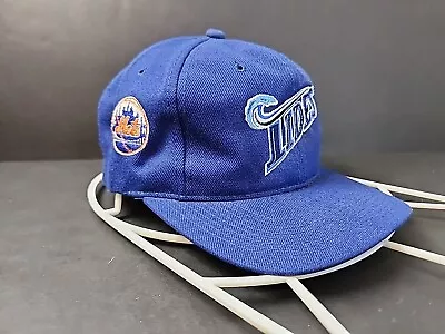 Norfolk Tides Snapback Hat Cap MiLB Baseball New York METS Wave PATCH • $19.95