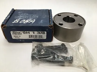 MARTIN 9H-1-3/8 Coupling Hub W/ Hardware 1-3/8  ID 9H1-3/8 USA • $74.96