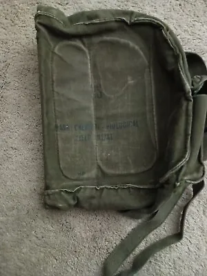 US Military Gas Mask Bag Only M17 A1 • $12.99