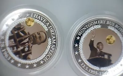 2018 Bradford Exchange - Martin Luther King Jr. Commemorative Proof - Set Of 2 • $60