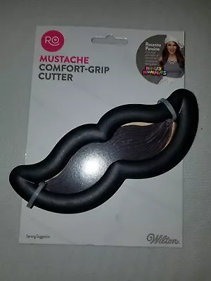 Wilton RO Mustache Comfort Grip Cutter Nerdy Nummies Rosanna Pansino Oversized • $5