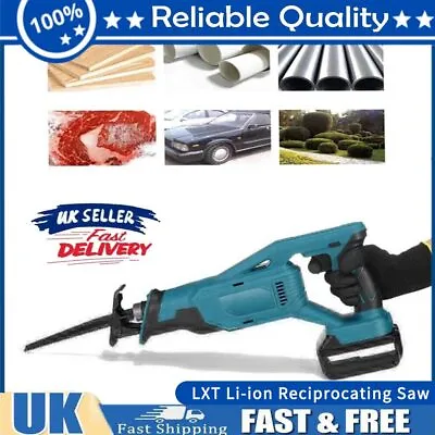 DJR186Z Makita 18V Battery LXT Li-ion Reciprocating Cordless Saw Body Only • £30.20