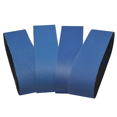 100mm X 914mm Blue Zirconia Sanding Linisher Belts - Sander Grinder Linishing • $206