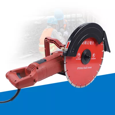 $204 • Buy 14  Circular Electric Demo Saw Concrete Saw Cutter Wet Dry Masonry Cut Saw Tool