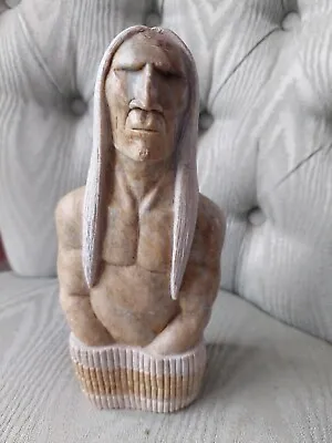 Native American Hand Carved  Sculpture. Incredible Detail And Weight. Signed. • £10