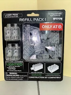 New Laser Pegs Lighted Stackable Construction Blocks Refill Pack 1 #117028block • $9.85