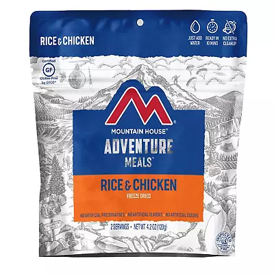 Mountain House Rice & Chicken | Freeze Dried Backpacking & Camping Food |2-Servi • $16.39