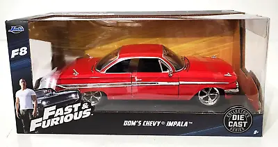 Fast & Furious F8 DOM'S CHEVY IMPALA 1:24 Scale Diecast Metal Jada Toys • $55