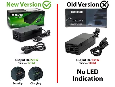 $29.99 • Buy For Microsoft Xbox One Console AC Adapter Brick Charger Power Supply Cord Cable