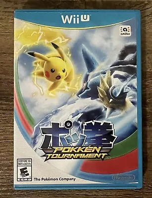 Pokemon Pokkén Tournament (Nintendo Wii U 2016) Complete In Box & Tested! • $9.99