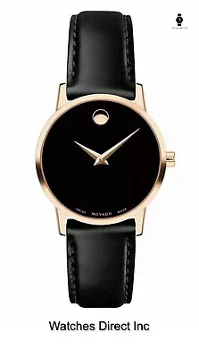 Brand New Movado Museum Classic Rose Gold Ladies Slim Watch 0607276 • $330