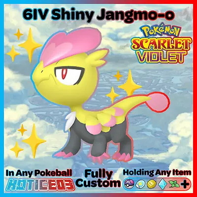 ✨ Shiny Jangmo-o 6IV ✨ Pokemon Scarlet & Violet 🚀 Fast Trade 🚀 • $2.99