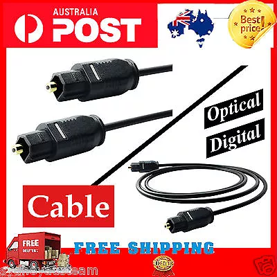 6Ft 1.8m Helpful Digital Audio Cables Optical Cable Toslink Connector DVD CD • $4.99