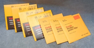 $19.19 • Buy 4x4 100x100 KODAK NEUTRAL DENSITY WRATTEN 96 GELATIN FILTERS - $23.99 SHIPPED