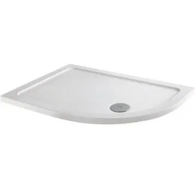 Modern Offset Quadrant Shower Tray 1200x800mm RH Low Profile Lightweight White • £119.96