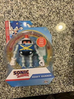 Sonic The Hedgehog Jakks Pacific 4  HEAVY GUNNER W Blaster Action Figure NEW • $17.99