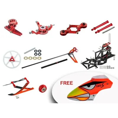 Microheli CNC Performance Package (RED) - BLADE 120 S / S2 • $169.99