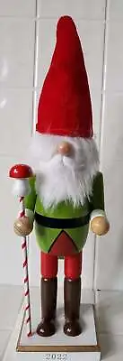 Brand New 2022 Target Gnome Wooden Nutcracker 15  Red & Green Wondershop • $36.75
