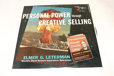 PERSONAL POWER THROUGH CREATIVE SELLING Elmer Wheeler - Success Vinyl LP Record • $22.95