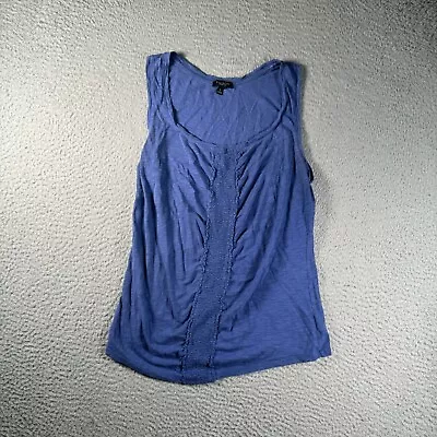 Talbots T Shirt Womens Small Blue Sleeveless Tank Top Casual Ladies Blouse • £17.30