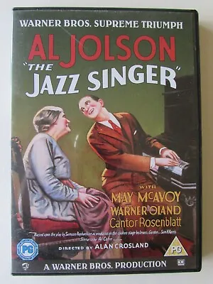 £3.29 • Buy The Jazz Singer 2 Disc DVD Al Jolson May McAvoy Warner Oland Cantor Rosenblatt