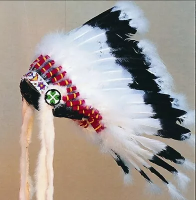 Warbonnet Headdress Kit Traditional Regalia D.i.y Kit Powwow Tribal Council  • $200