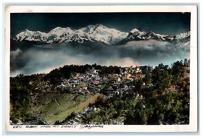Darjeeling India RPPC Photo Postcard View From Hotel Mt. Everest C1930's • $29.95