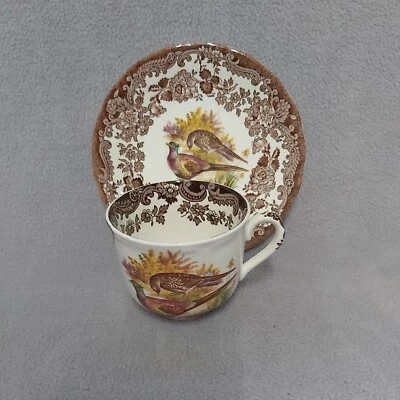 £9.99 • Buy Royal Worcester Palissy Game Series  Tea  Cup Saucer Set Pheasant  Pheasants 