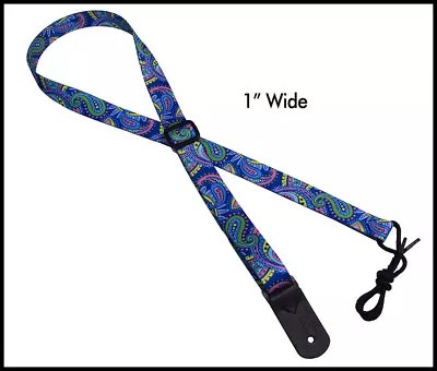 Legacystraps Mandolin Strap Ukulele Strap Paisley Design • $15.95