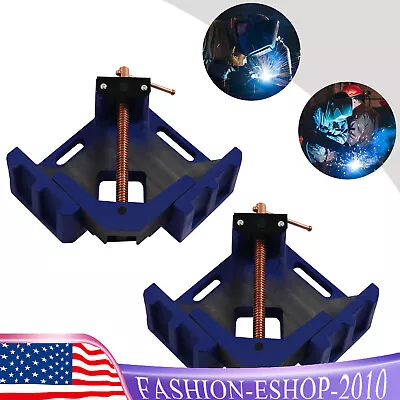 Woodworking Welding Clamping Tool 4  90 Degree Right Angle Corner Clamps 2Pcs • $63