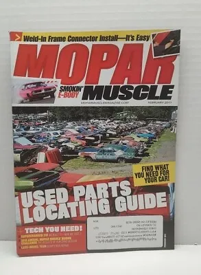 Mopar Muscle Magazine February 2011 Supercharged 318 E-body Cuda Late Model Tech • $7.98