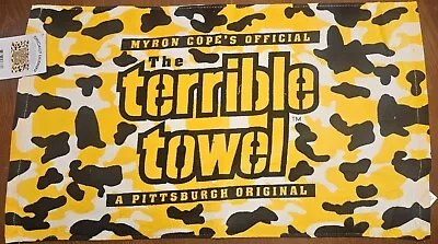 Pittsburgh Steelers Myron Cope's Official CAMO Terrible Towel  FREE SHIPPING • $13.99