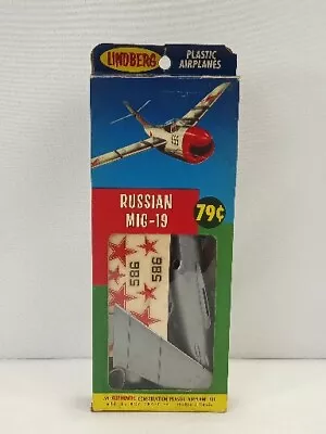 Vintage 1950''. Lindberg RUSSIAN MIG -19 1/48 Scale Kit No .R521:79 RARE  • $125