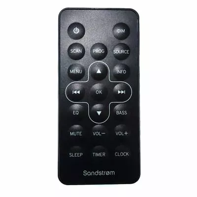 £13.45 • Buy Genuine Sandstrom SSBDA13E Sound Bar Remote Control