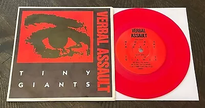 VERBAL ASSAULT Tiny Giants  7  Red Vinyl EP 1988 Dag Nasty Fugazi Minor Threat • $24.99