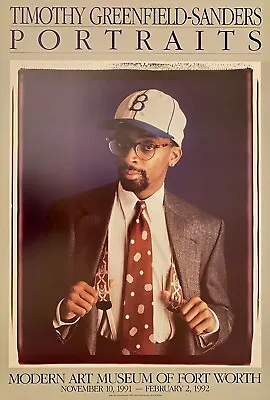 Spike Lee Original Portrait Poster Timothy Greenfield-sanders 36  X 24  Rolled • £166.28