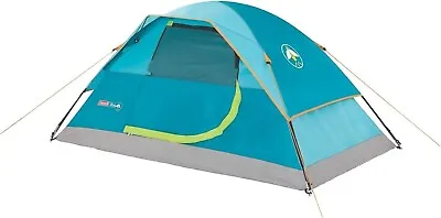 Coleman Kids Wonder Lake 2-Person Dome Tent In Teal Blue | 7ft X 4ft X 3 Ft • $49
