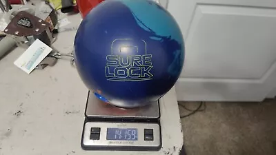 15lb Storm Sure Lock Bowling Ball Single Drill • $49.99