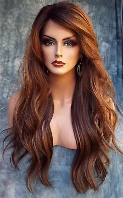 Long Loose Beachy Waves Wig Heat Safe  Stunning  Color Som7002 Us Sell 455 • $89.99