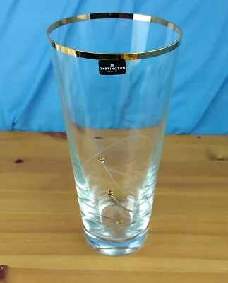 £19.99 • Buy Dartington Crystal Clear Glass Vase Swirl Pattern