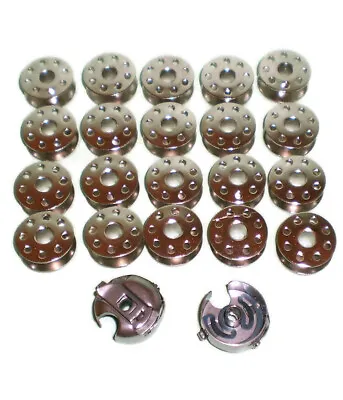  Industrial Sewing Machine 20 Bobbin 2 Bobbin Case For Juki Single Needle DDL555 • $13.95