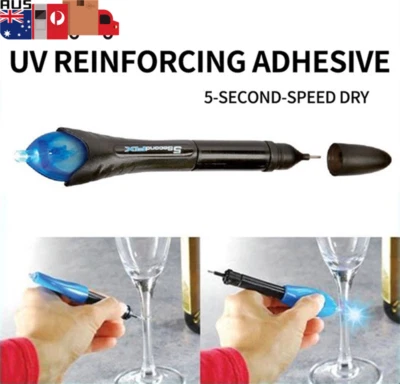 $21.26 • Buy 4X 5 Second Fix UV Light Cure Compound Glue Plastic Glue Pen Liquid Welding Kit